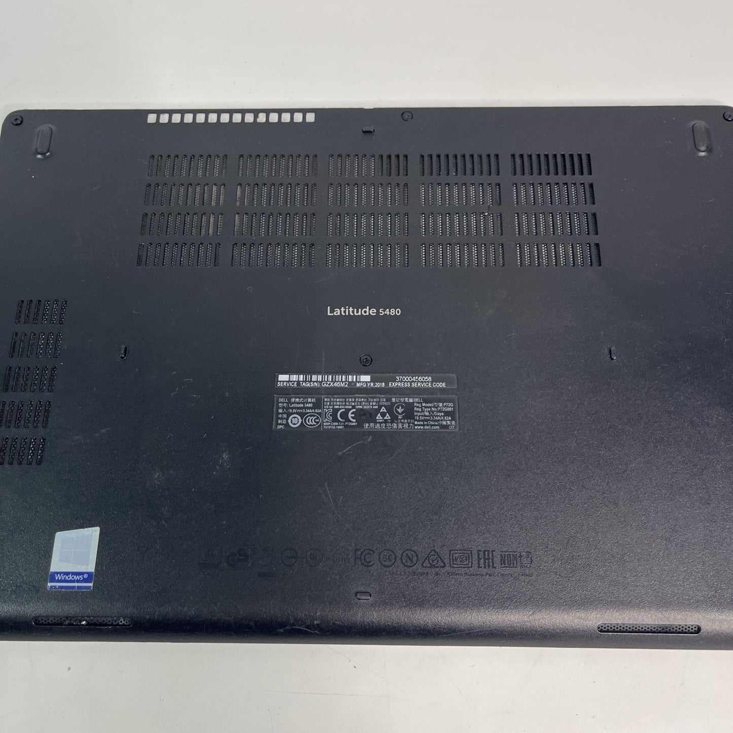 Genuine Black Dell Latitude 5480 Bottom Base Cover CN-0878y\ 096y3N