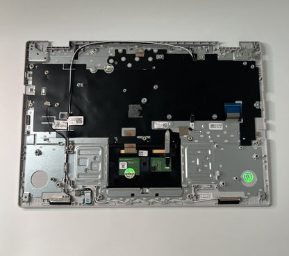 Asus CX1500CN Genuine Palmrest Assembly UK Keyboard Touchpad Silver (VERY GOOD)