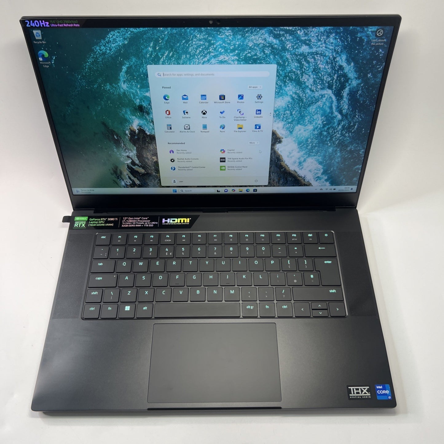 Razer Blade 15 Advanced RZ09-0421 Intel i7-12800H 32GB RAM 1TB SSD RTX 3080Ti