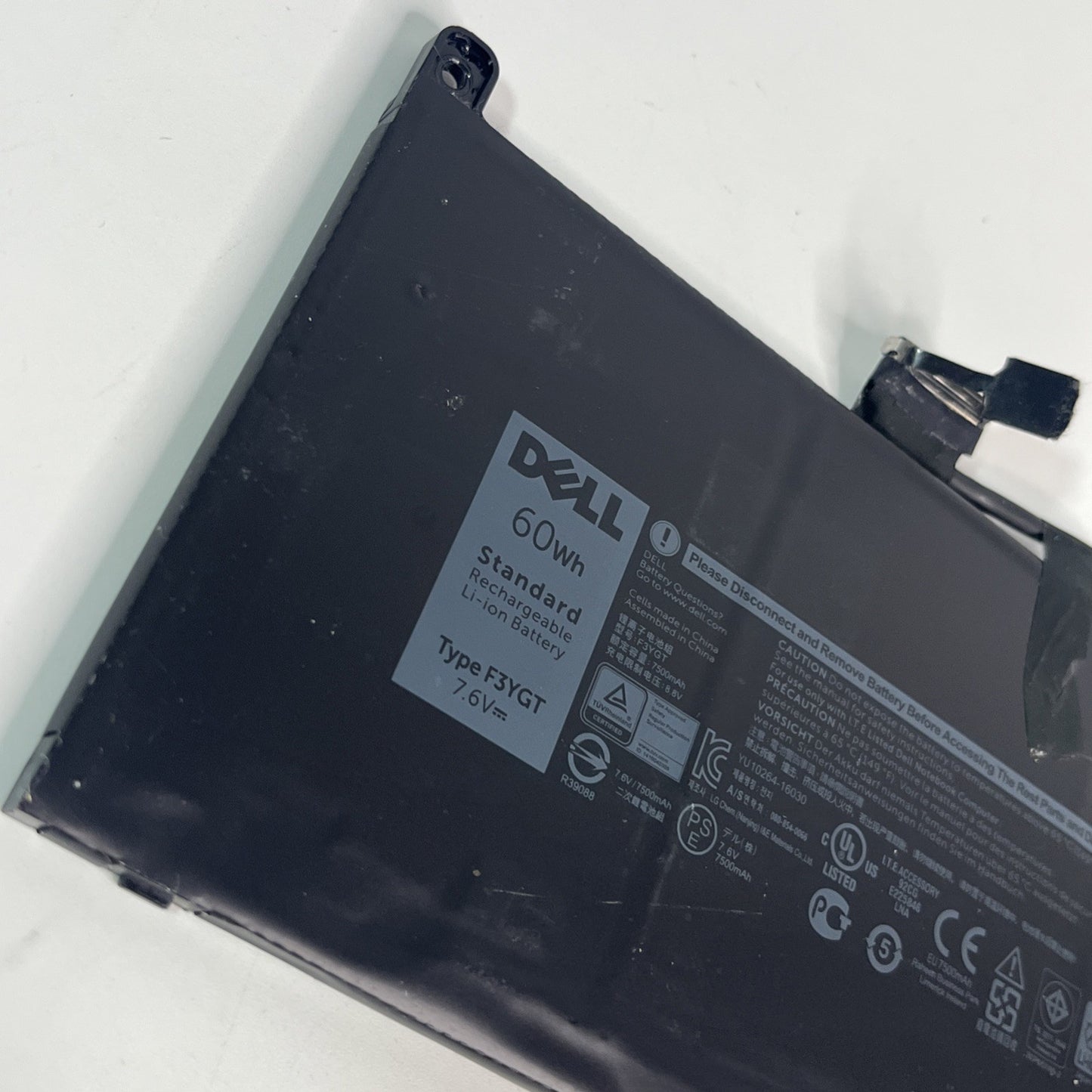 Genuine Dell Latitude 7480 Battery F3YGT Health Condition Good