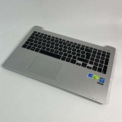 Genuine Silver Asus K551L Complete Palmrest, Keyboard,Usb Board & Spk 13NB0261AM
