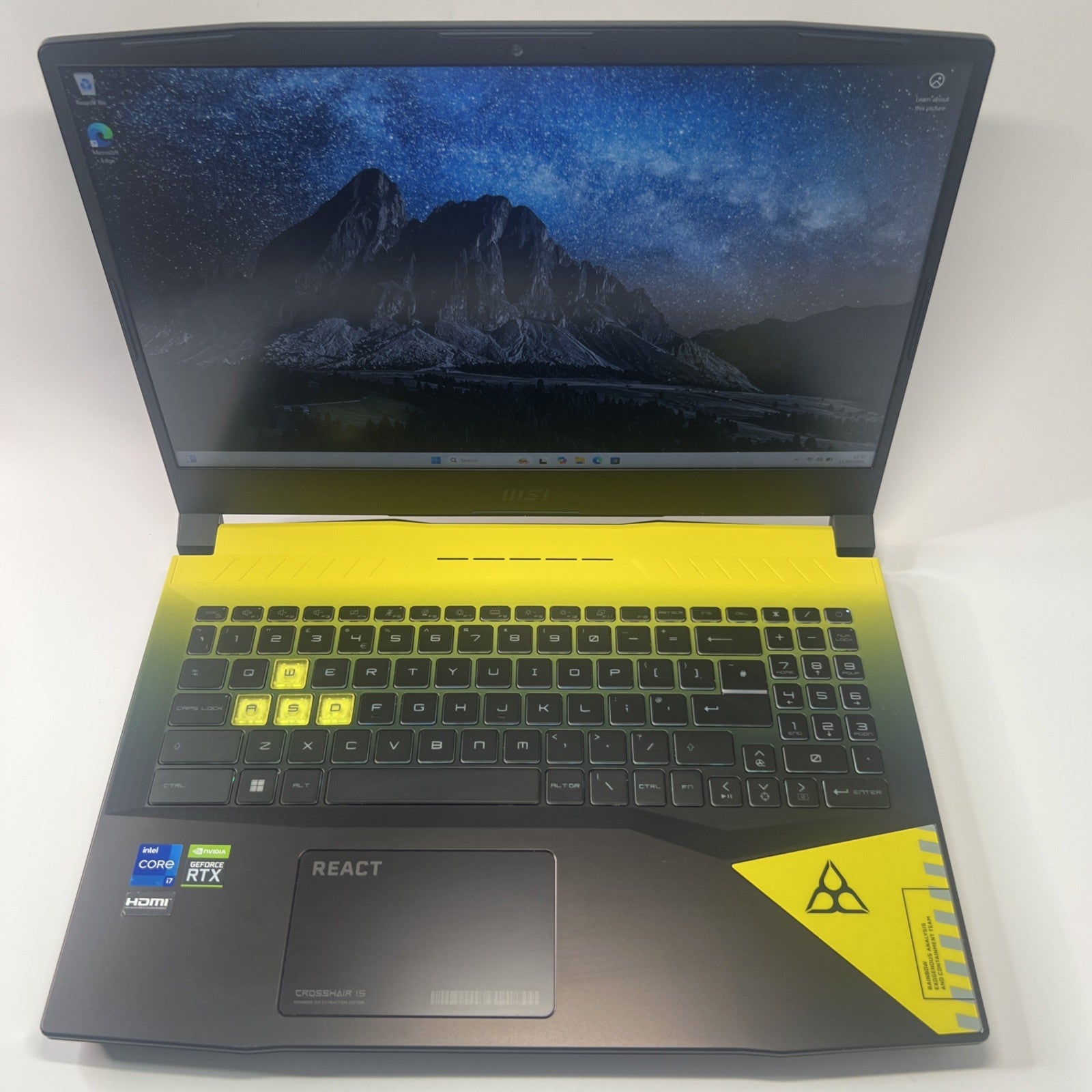 MSI Crosshair 15 Intel Core i7-12700H 1TB SSD 16GB RAM RTX 3070  Windows 11