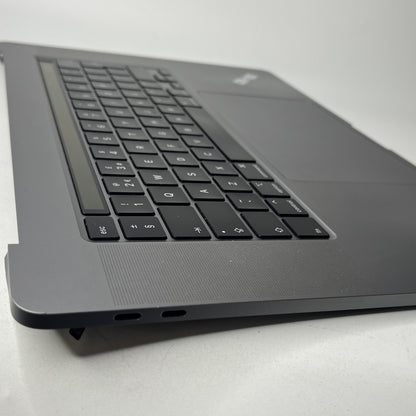 Genuine MacBook Pro16" A2141-2019 Palmrest keyboard Trackpad.  Bit Crack At Side