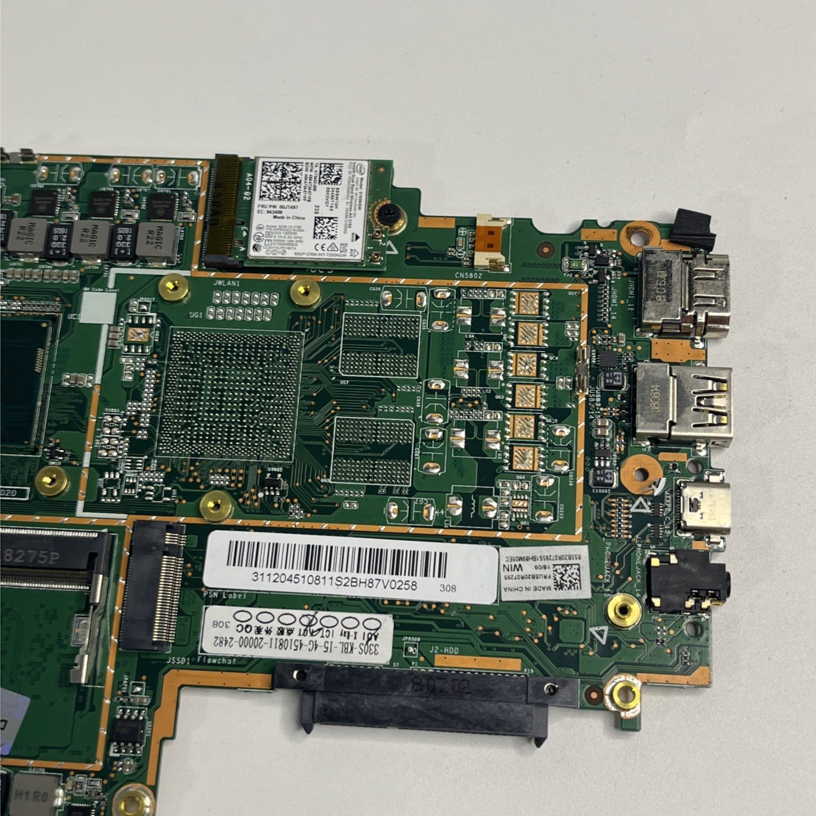 Genuine Lenovo IdeaPad 330s 15IkB  Motherboard  i5 8th Gen  1.60 GHz.