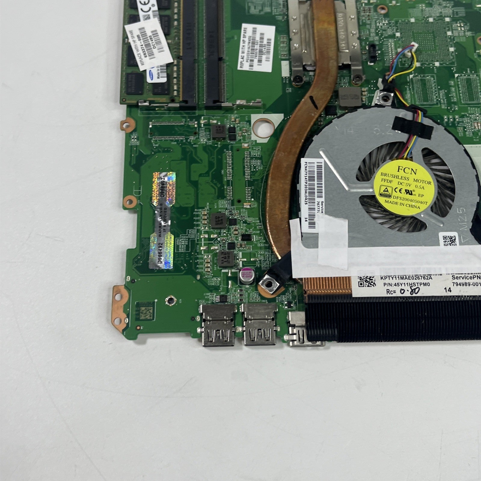HP Pavilion 15-P189SA Laptop Motherboard 8GB RAM 793076-501 Intel Core i5