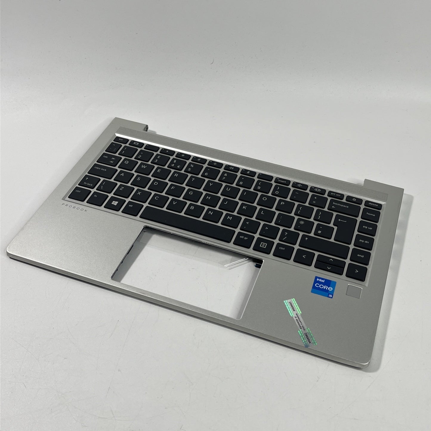 Genuine Silver HP ProBook 440  G8 UK  Keyboard PALMREST & Speakers.