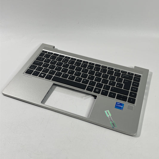 Genuine Silver HP ProBook 440  G8 UK  Keyboard PALMREST & Speakers.