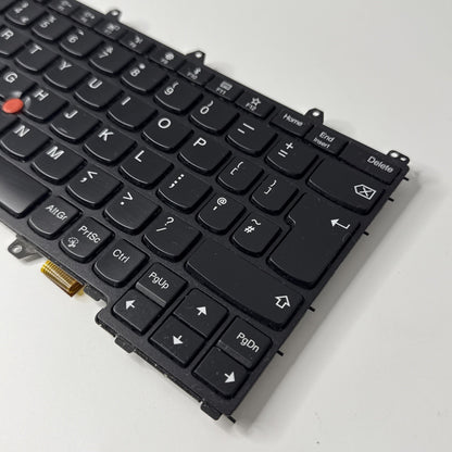 Lenovo Thinkpad Yoga 370 Genuine UK Backlit Keyboard 01HW603 SN20P38614