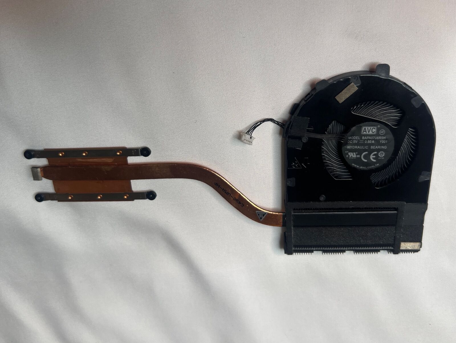 For Lenovo Thinkpad E490 CPU Fan With Heatsink CLEAN 02DL824