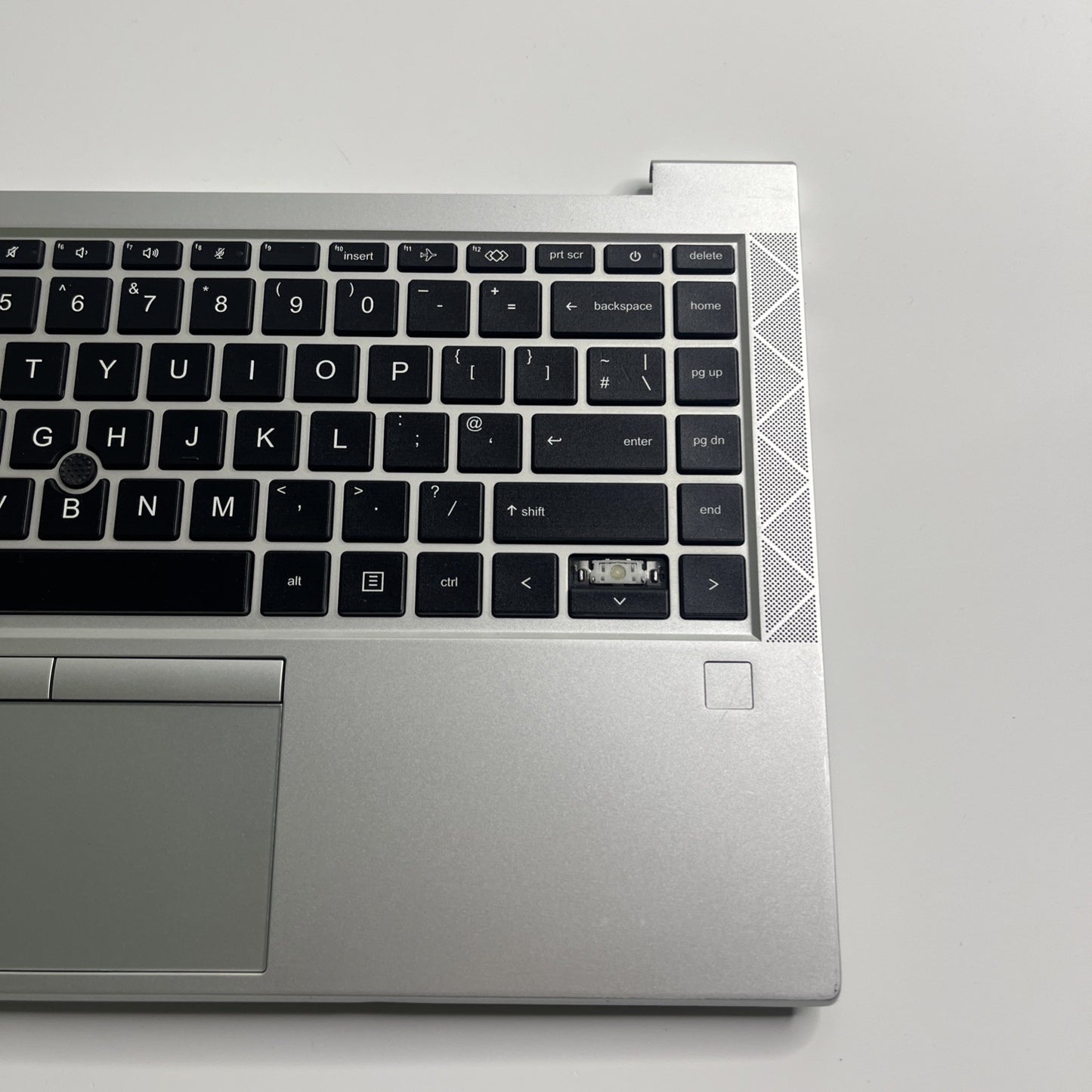 Genuine Silver HP EliteBook 840 G7 Complete Palmrest Missing Key