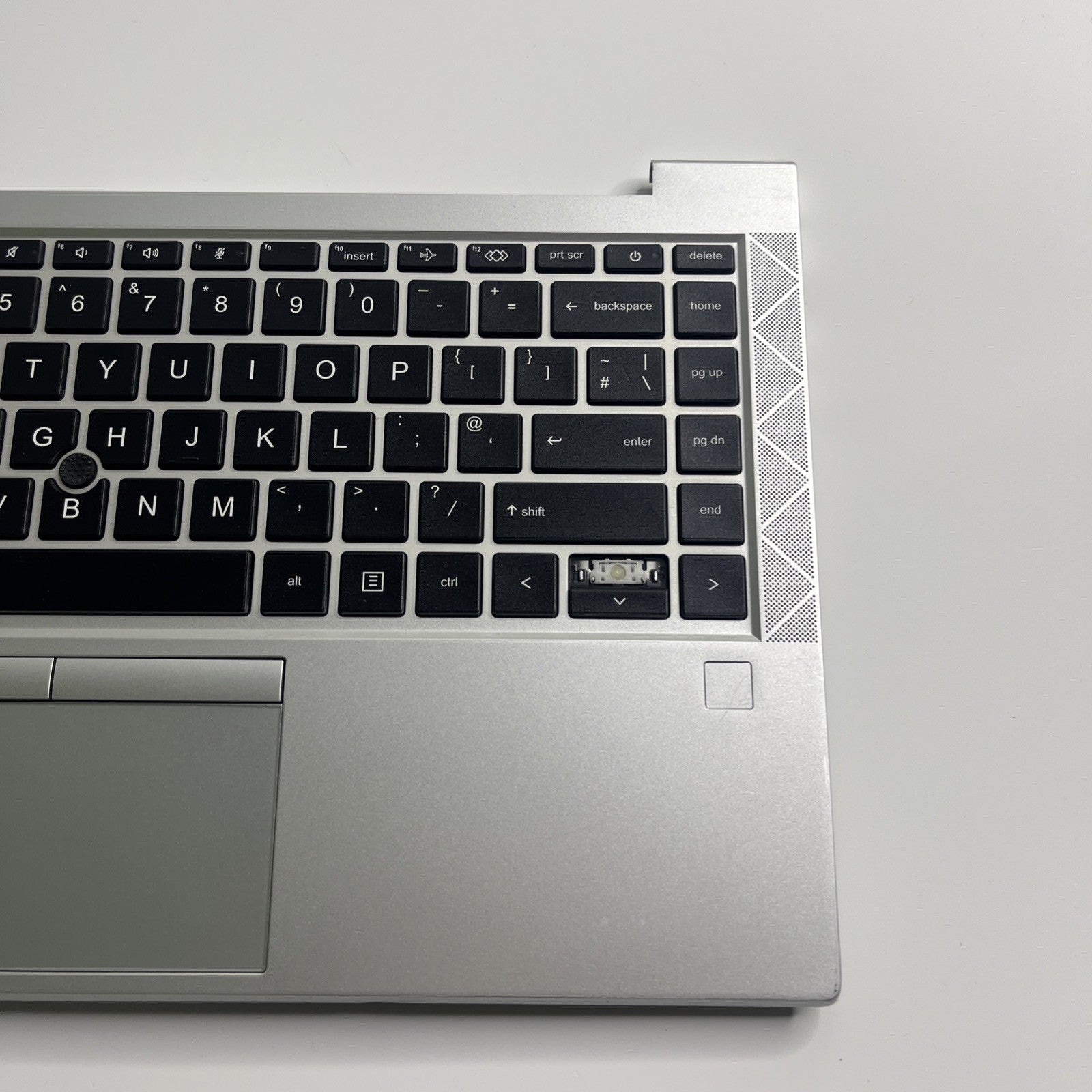 Genuine Silver HP EliteBook 840 G7 Complete Palmrest Missing Key