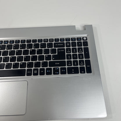 Sliver Acer Aspire V3-574 Palmrest UK Keyboard, Usb Board, Dc Cable & Touchpad.