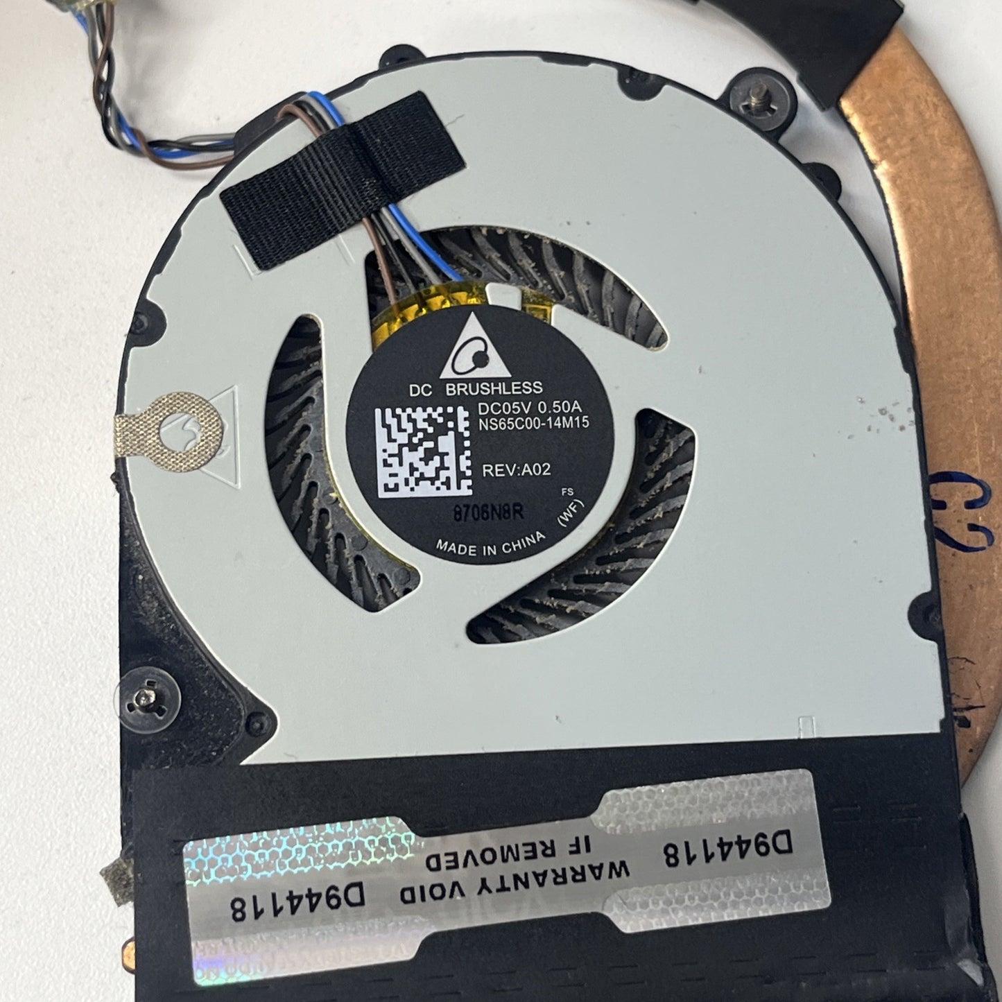 HP EliteBook 820 G3 / G4 CPU Cooling Fan & Heatsink 6043B0178401