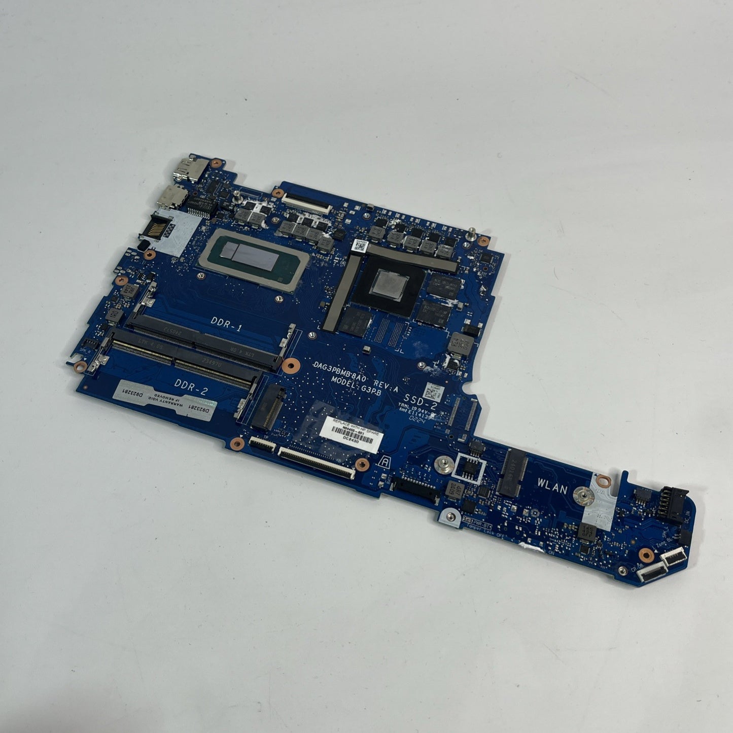 Genuine Black HP Victus 15-fa1003sa Motherboard I7-12650H , Rtx 4050. No Power