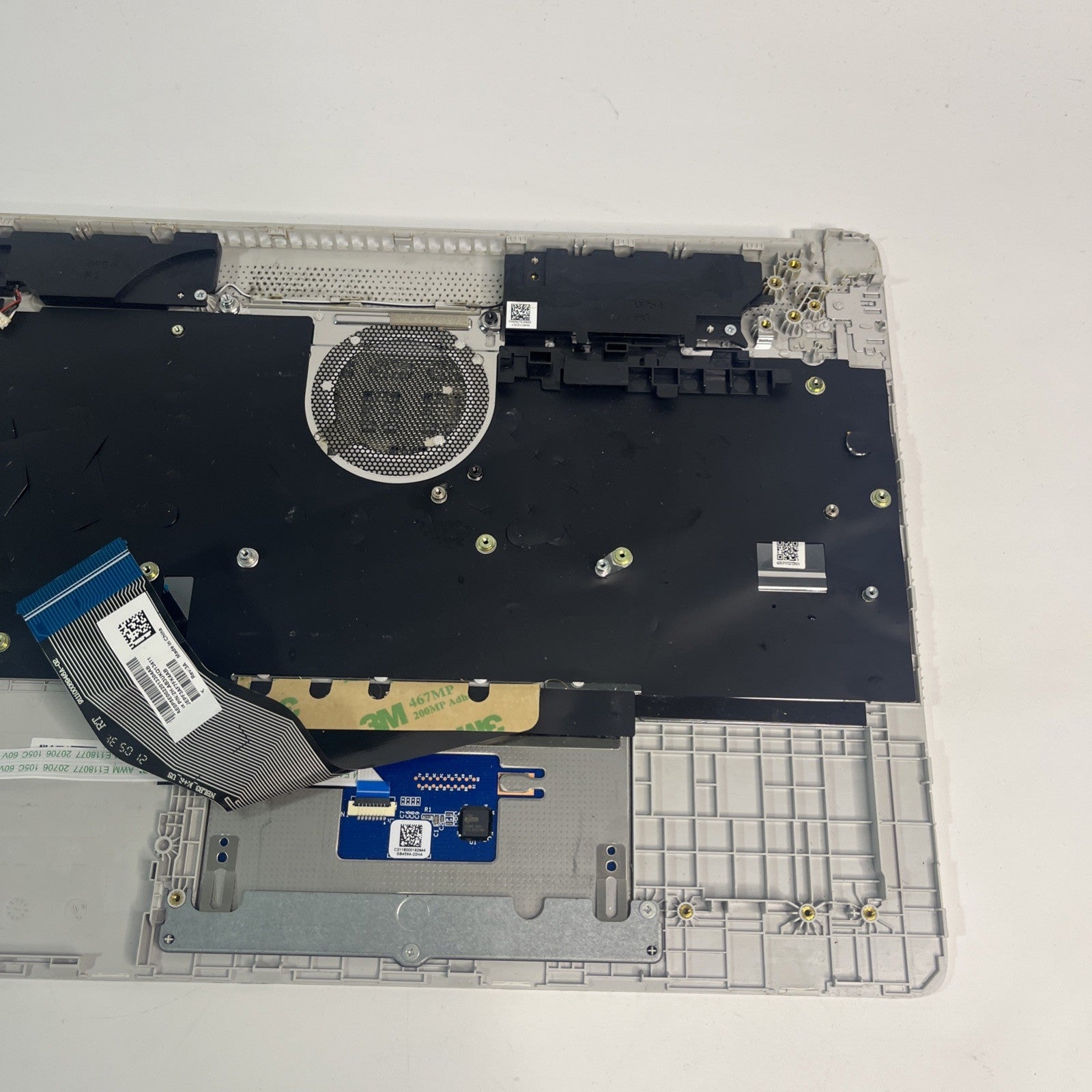 Genuine Silver HP 15s-Eq2510sa Palmrest, Keyboard, Speakers & Touchpad 4D0P5TS