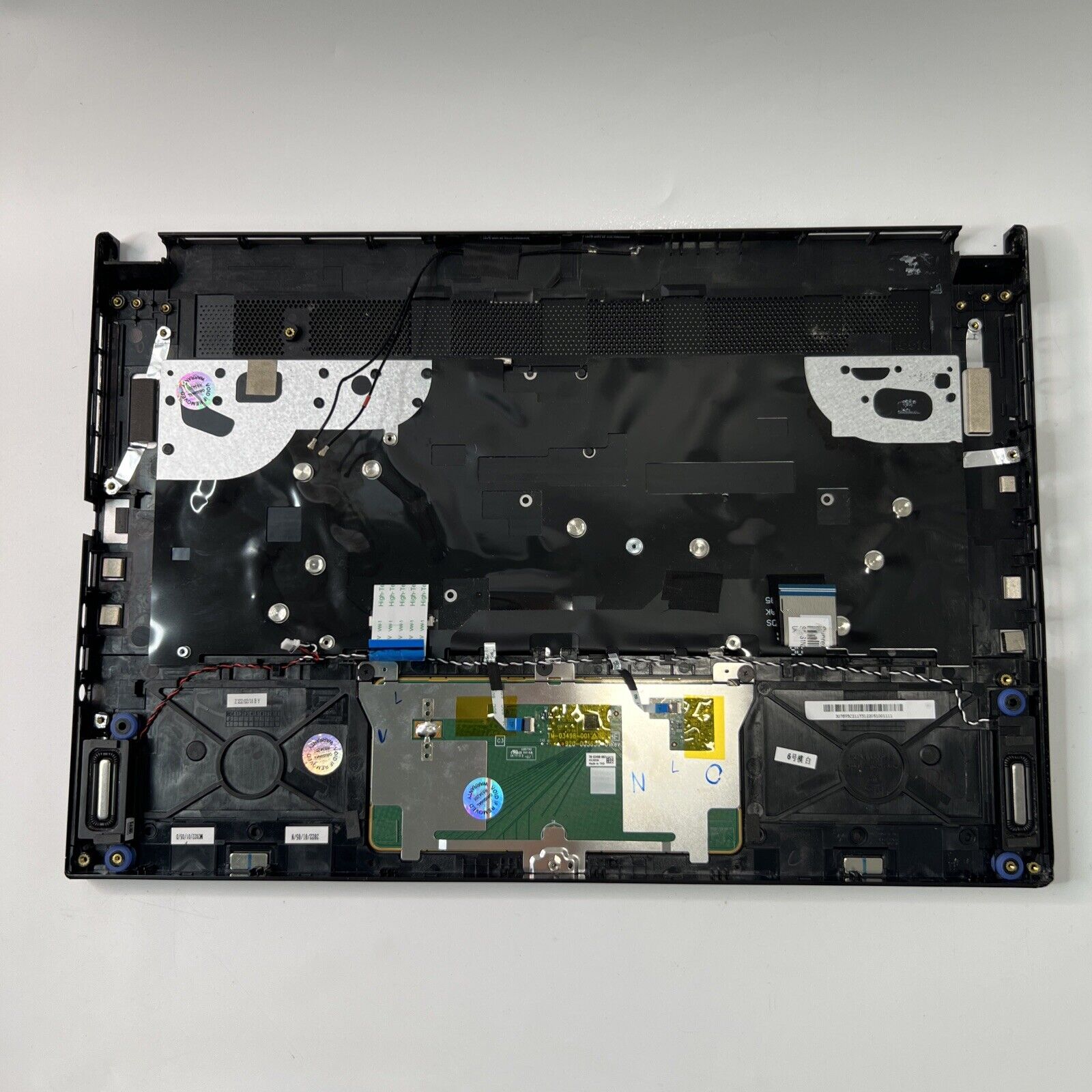 MSI Stealth GS66 MS-16V1 Complete Palmrest UK Keyboard Touchpad Speakers Black