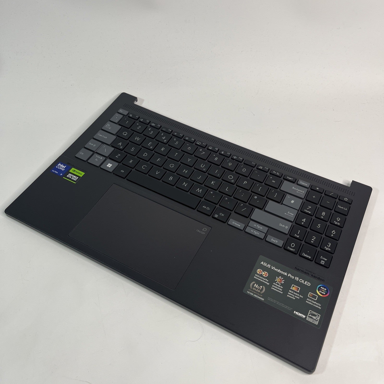 Genuine Black Asus Vivobook PRO 15 N6506M  Palmrest & Touchpad 13n1-JHU0C01 #G A