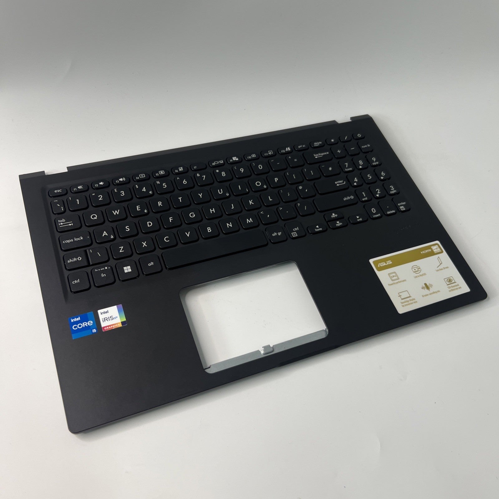 ASUS VivoBook X1500E Palmrest Assembly  UK keyboard 13N1-CMA0601 BLACK