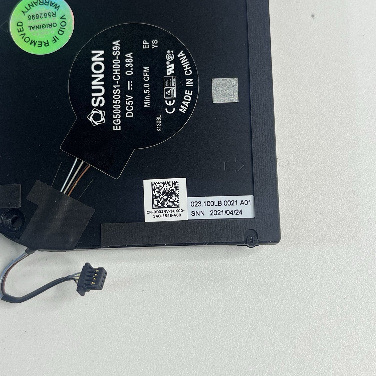 GENUINE DELL LATITUDE 5520 COOLING FAN DXJNV 0DXJNV