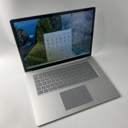 Microsoft Surface Laptop 3 15" AMD Ryzen 128GB SSD 8GB RAM Win 11 Hairline Crack