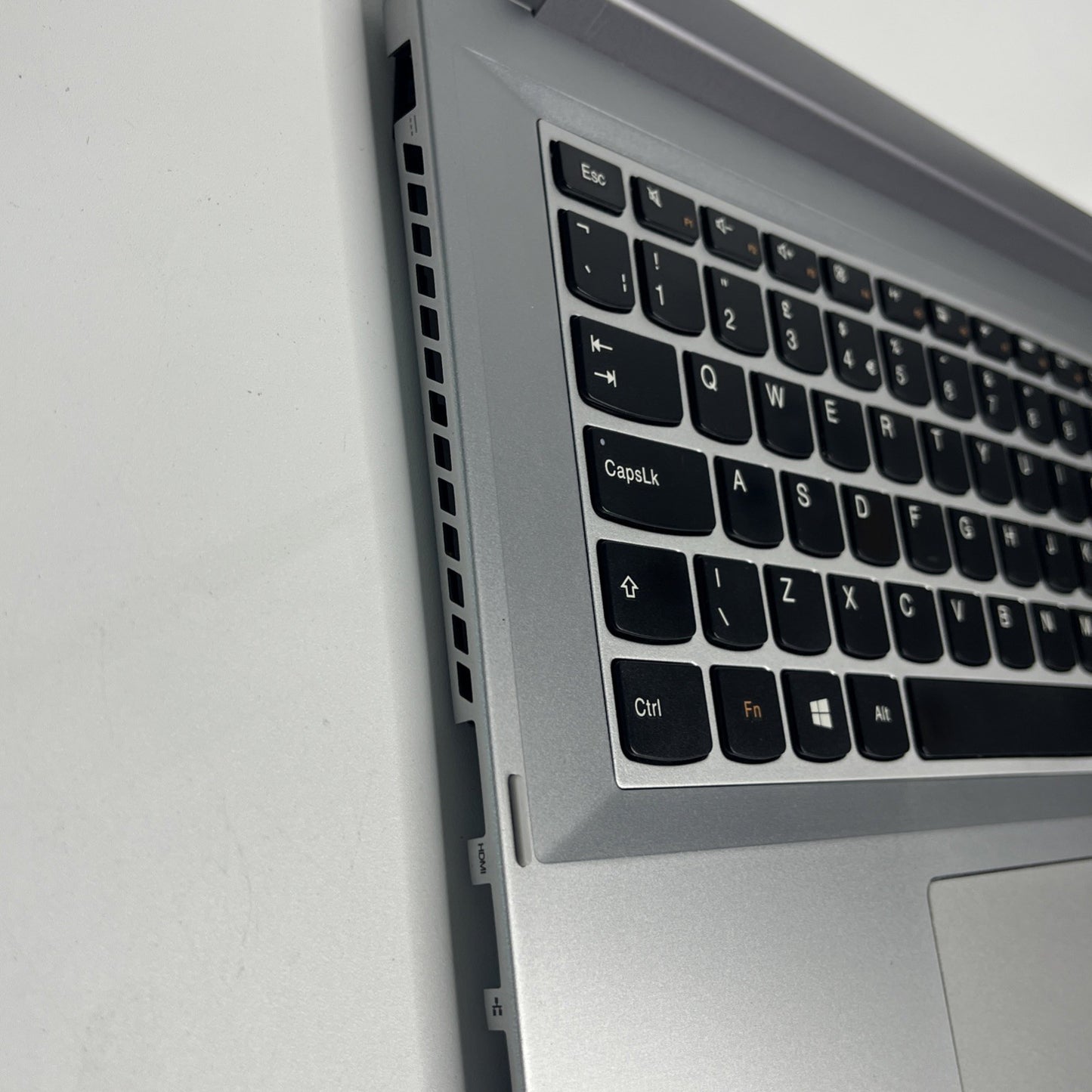 Genuine Lenovo Flex 2-14 Palmrest Touchpad UK Keyboard Assembly Silver +DC Cable
