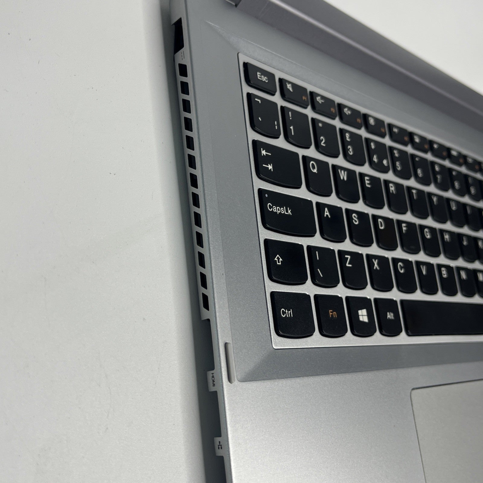 Genuine Lenovo Flex 2-14 Palmrest Touchpad UK Keyboard Assembly Silver +DC Cable