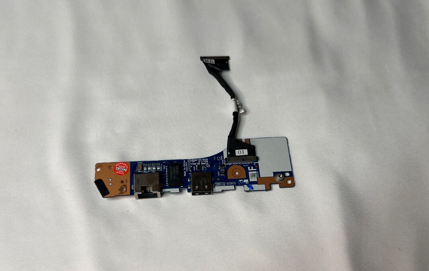 Lenovo ThinkPad E490 USB BOARD I/O BOARD LAN PORT POWER BUTTON BOARD