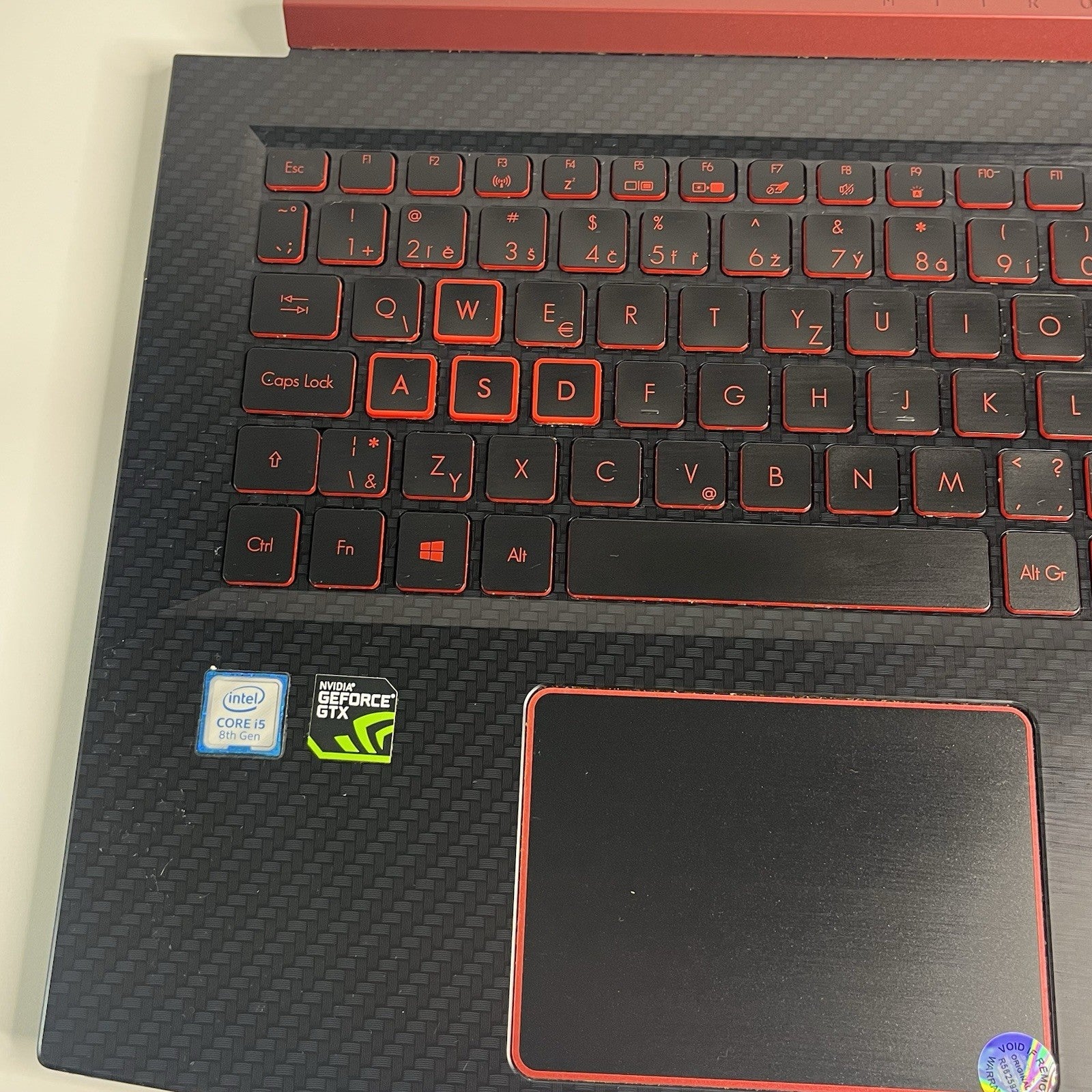 Acer Aspire Nitro AN515-52 Complete Palmrest Assembly UK Keyboard AP290000400