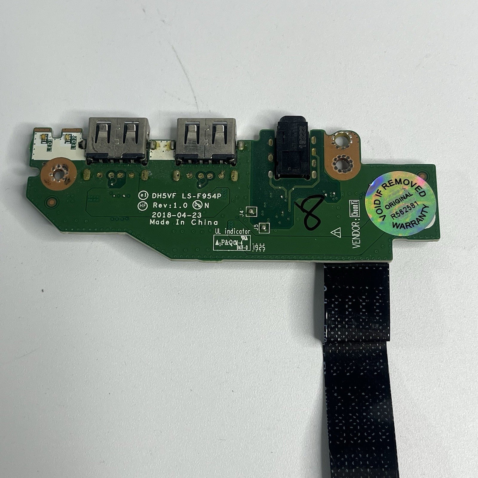 Acer Nitro AN515-52 Dual USB Reader Audio Port Board +Cable LS-F954P 4350NMB0L01