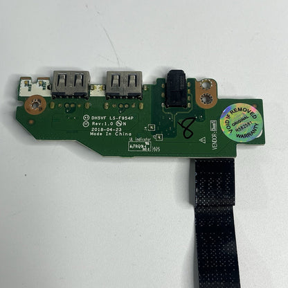 Acer Nitro AN515-52 Dual USB Reader Audio Port Board +Cable LS-F954P 4350NMB0L01