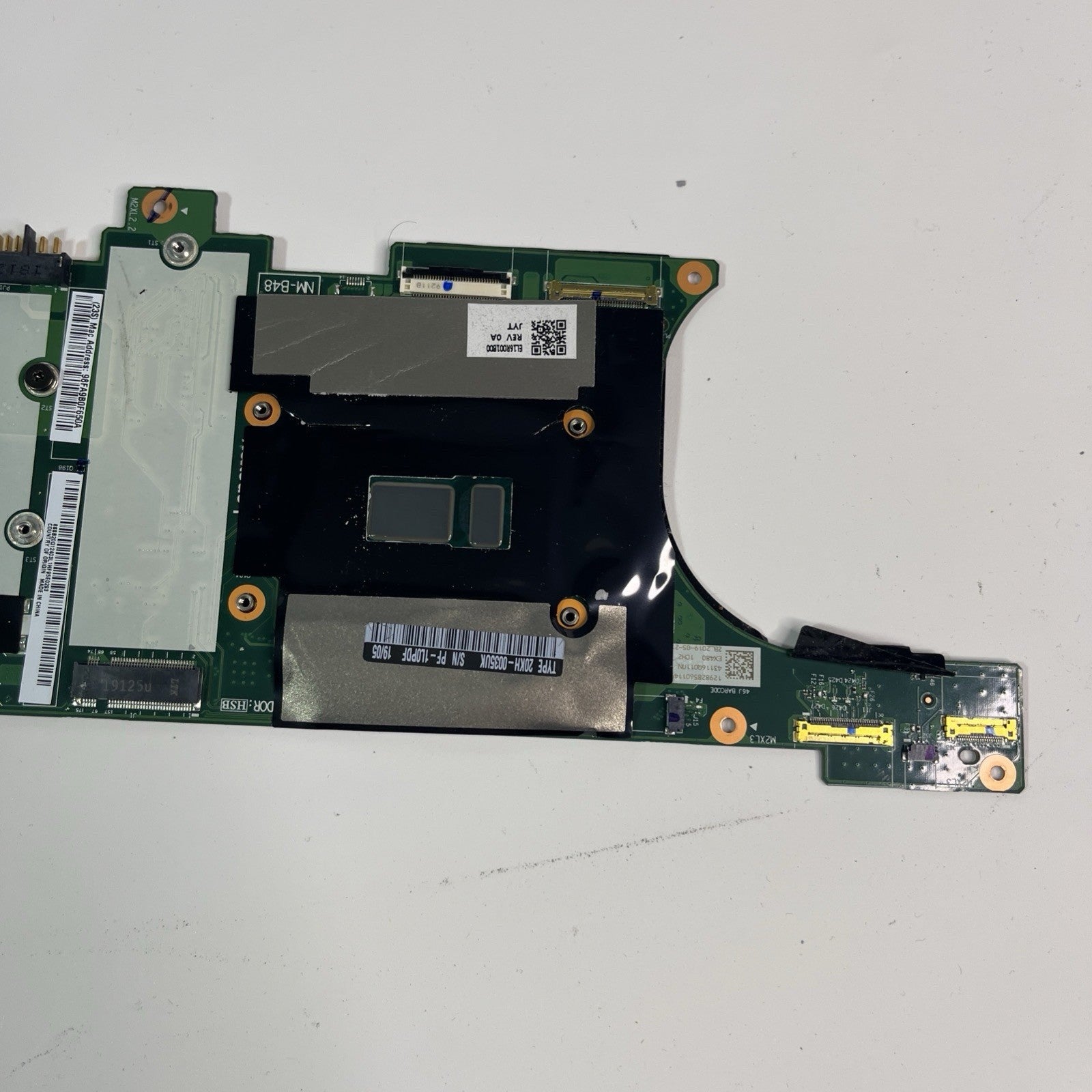 Genuine Lenovo ThinkPad X1 Carbon 6th Gen Motherboard i5-8350U. dc jack Issue