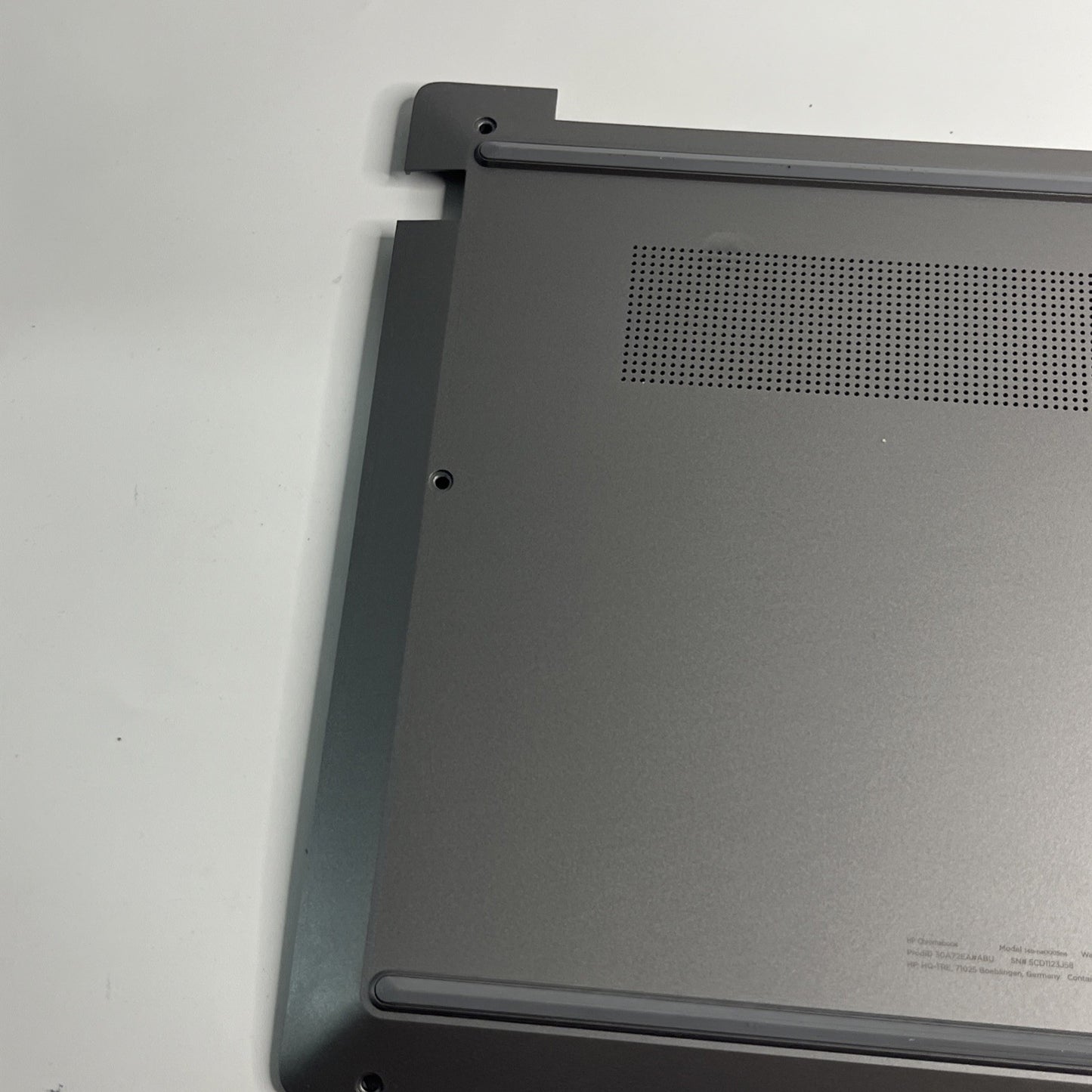 Genuine HP chromebook 14b-na0005na bottom base, Grey.