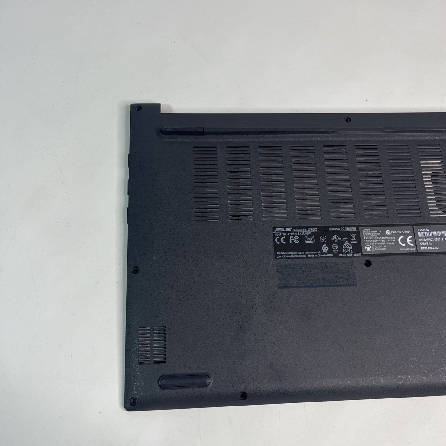 Genuine Black Asus Vivobook 15 X1505ZA Base Cover Bottom Case 13N1-Gca0801