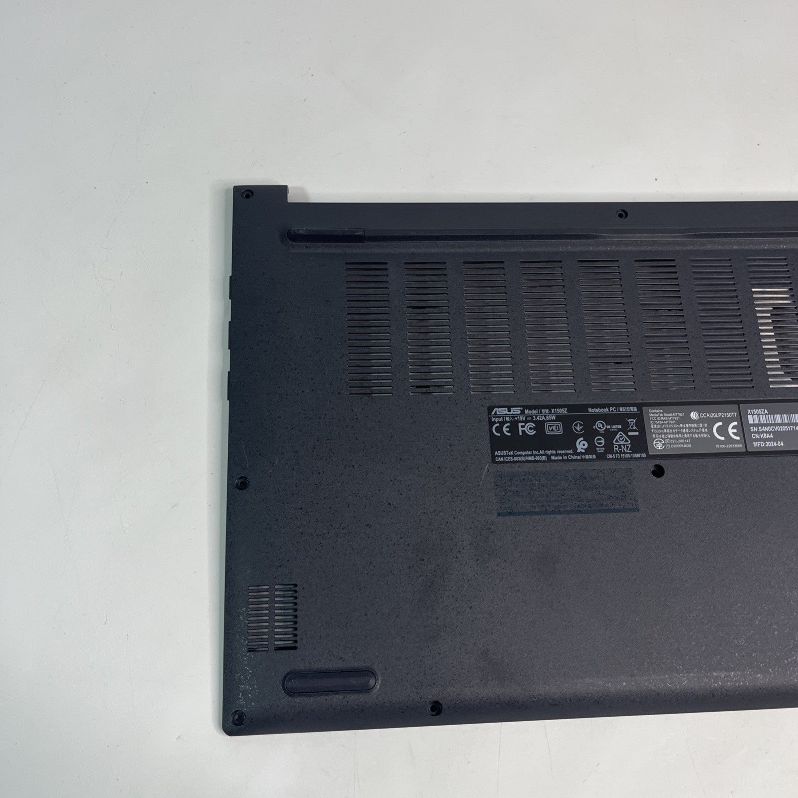 Genuine Black Asus Vivobook 15 X1505ZA Base Cover Bottom Case 13N1-Gca0801