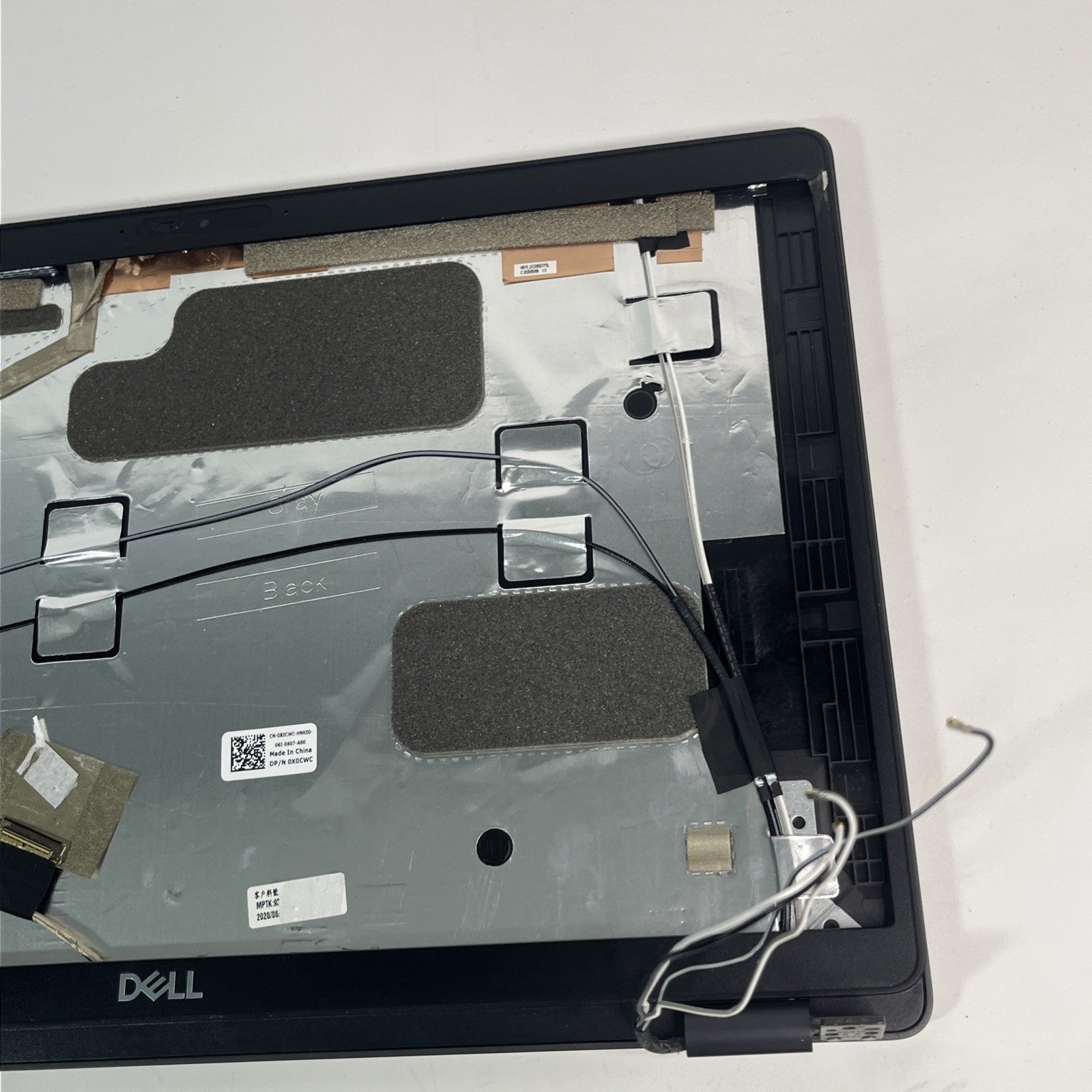 Genuine DELL LATITUDE 5500 15.6"  Complete Top Assembly.bezel bit Cracked