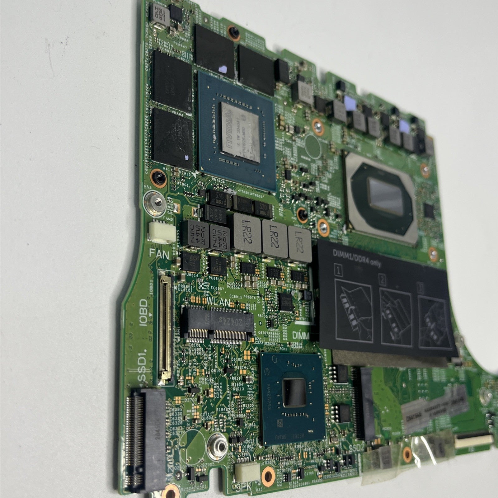 Genuine Dell Inspiron 7501 Motherboard i7-10750H 09H3PJ. GTX 1650 Ti