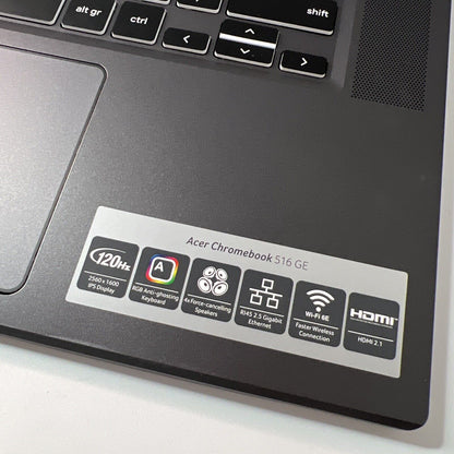 Acer Chromebook 516 GE CBG516-1H Palmrest UK Keyboard Touchpad Genuine