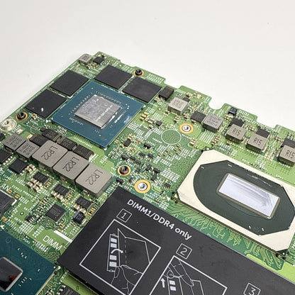 Dell Inspiron 7501 Motherboard i7-10750H 09H3PJ (FOR PARTS) Genuine