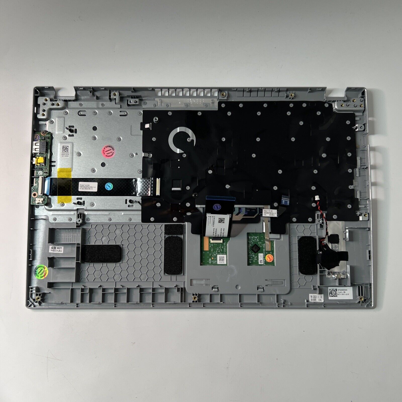 Acer Aspire 1 A115-32 Complete Palmrest Assembly UK Keyboard Touchpad USB Board