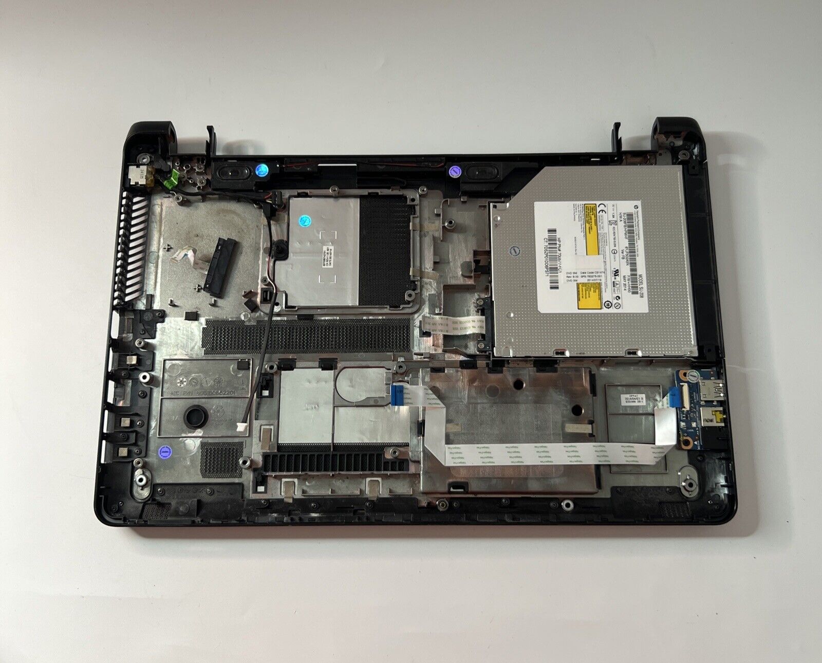HP 350 G1 Bottom Base Cover DVD Drive USB Board Speakers 