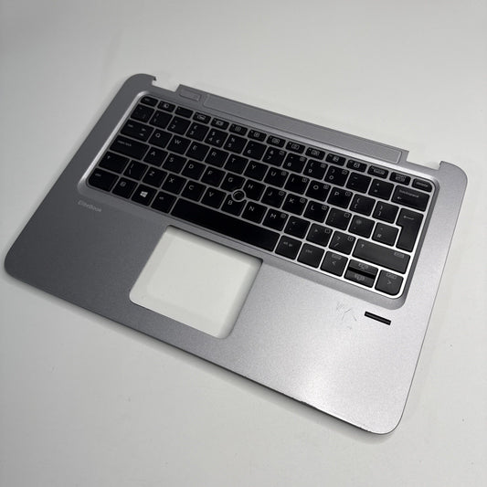 Genuine HP EliteBook 820 G3 Palmrest UK Keyboard 821692-001 Silver