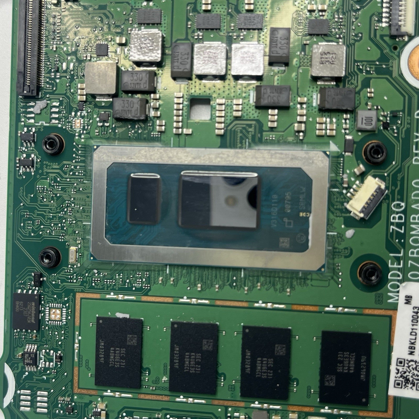 Acer CB spin 714 n22q10 motherboard I3 13th  NBKLD110043 Power On Backlit Issue