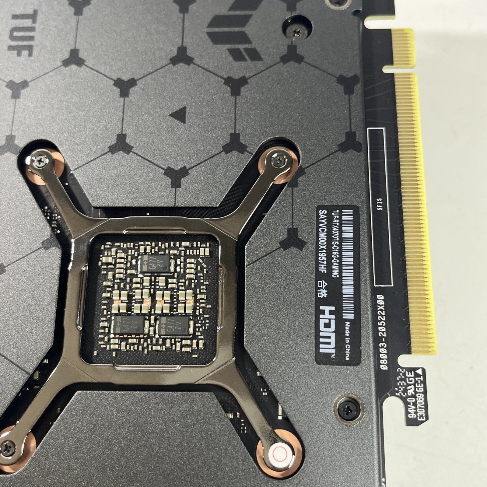 ASUS TUF Gaming NVIDIA OC  RTX 4070 Ti Super 16GB GDDR6X Graphics Card.