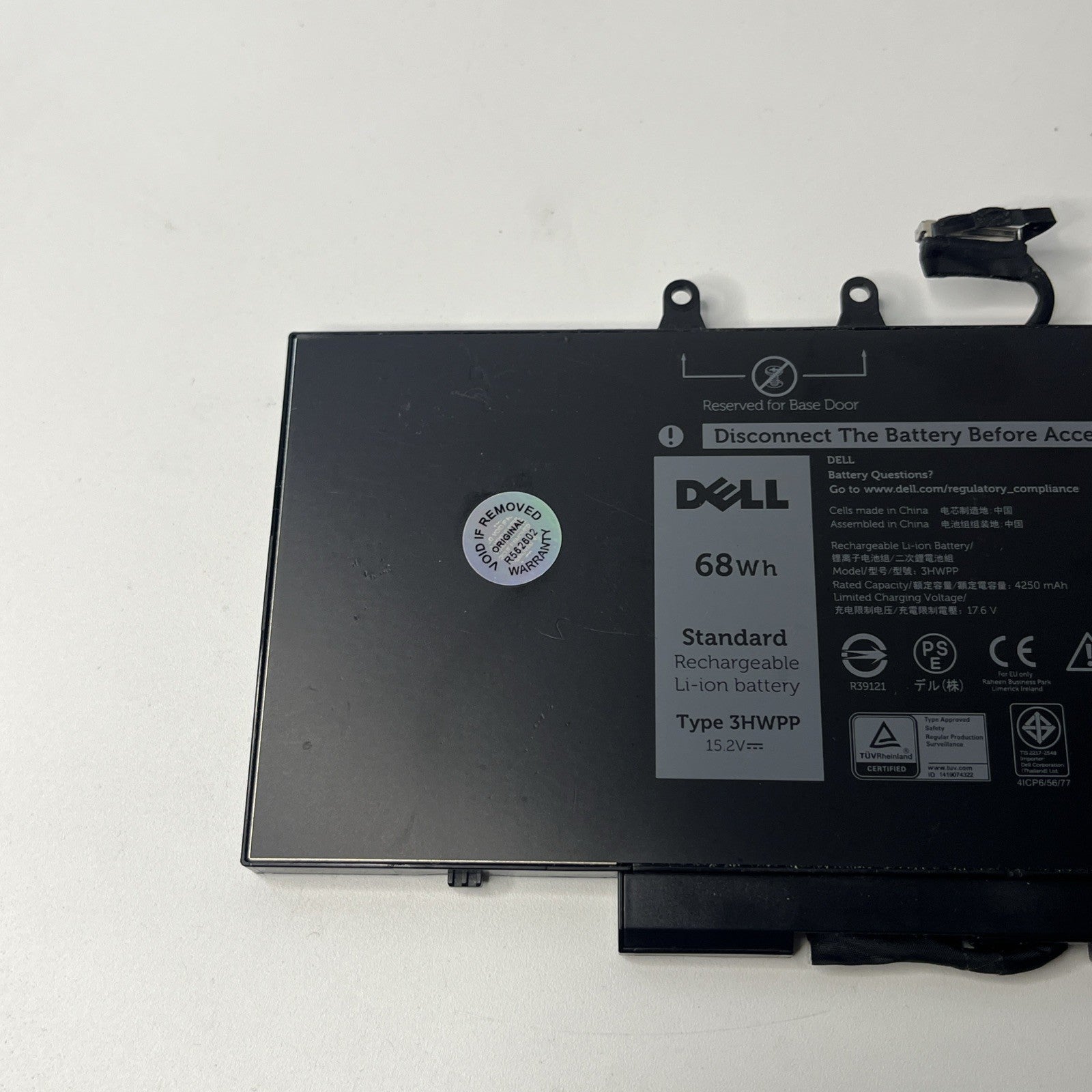Genuine Dell Latitude 5410 68Wh Lithium Ion Battery 3WHPP Poor Condition