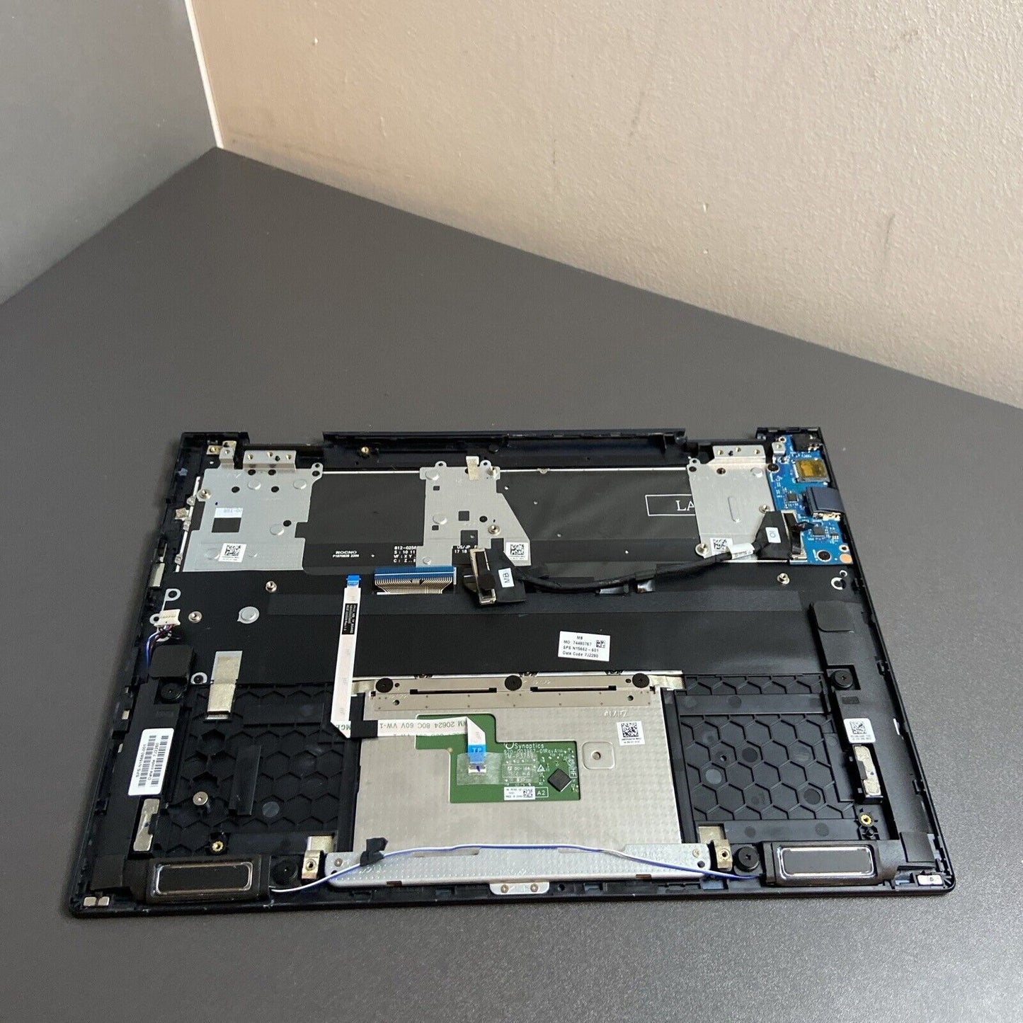 HP ENVY X360 13-BF0500SA COMPLETE PALM REST ASSEMBLY & UK KEYBOARD