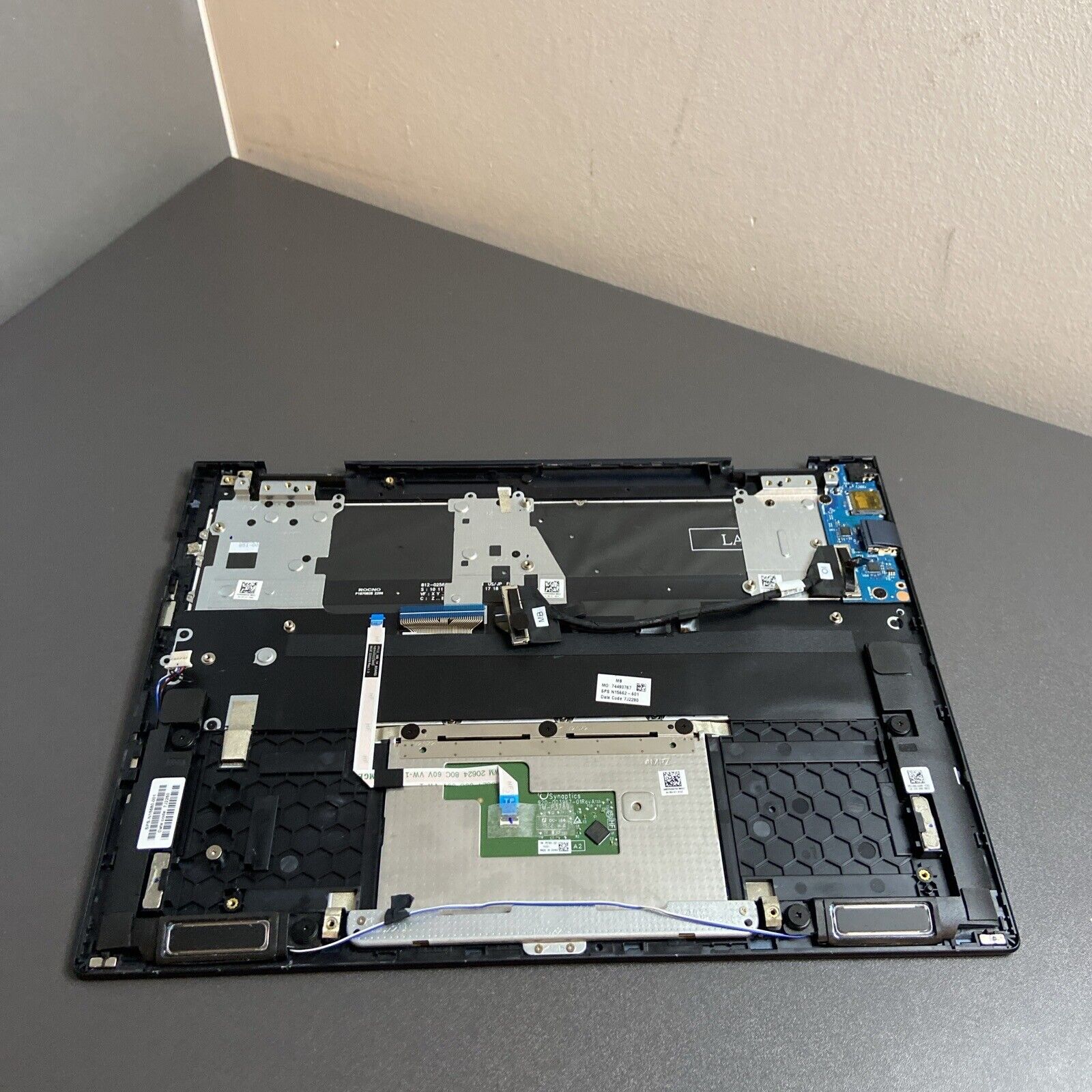 HP ENVY X360 13-BF0500SA COMPLETE PALM REST ASSEMBLY & UK KEYBOARD