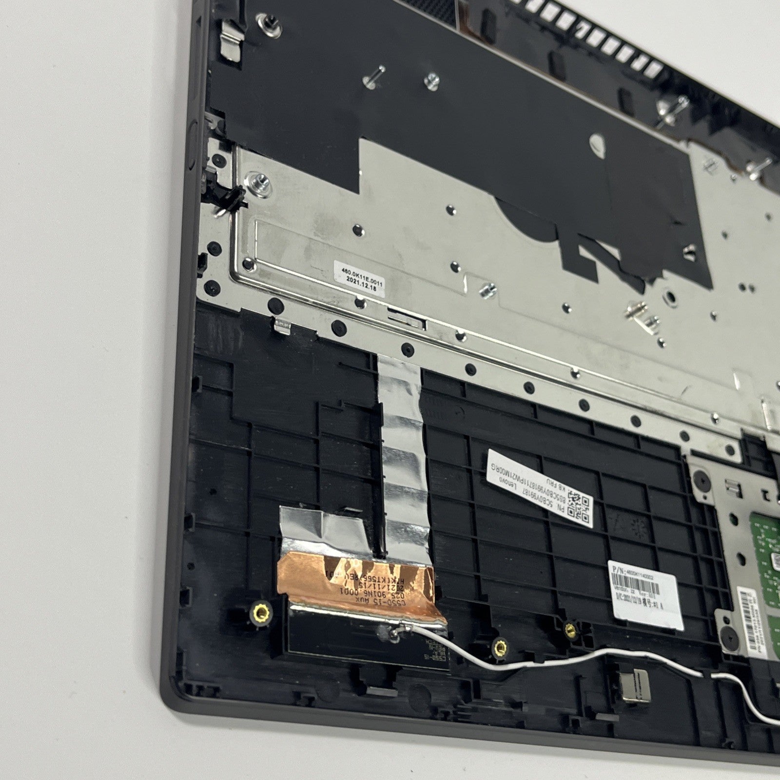 Genuine Grey Lenovo Ideapad Flex 5-15 15ITL05 Complete Palmrest Keyboard Cover