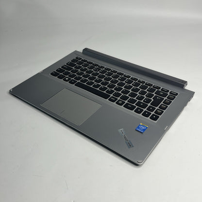 Genuine Lenovo Flex 2-14 Palmrest Touchpad UK Keyboard Assembly Silver +DC Cable