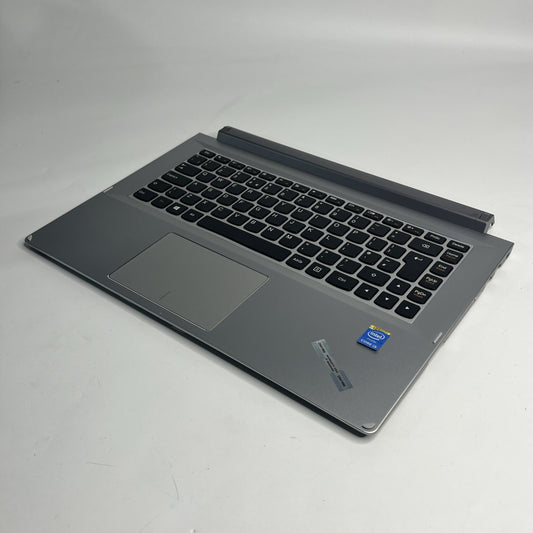 Genuine Lenovo Flex 2-14 Palmrest Touchpad UK Keyboard Assembly Silver +DC Cable