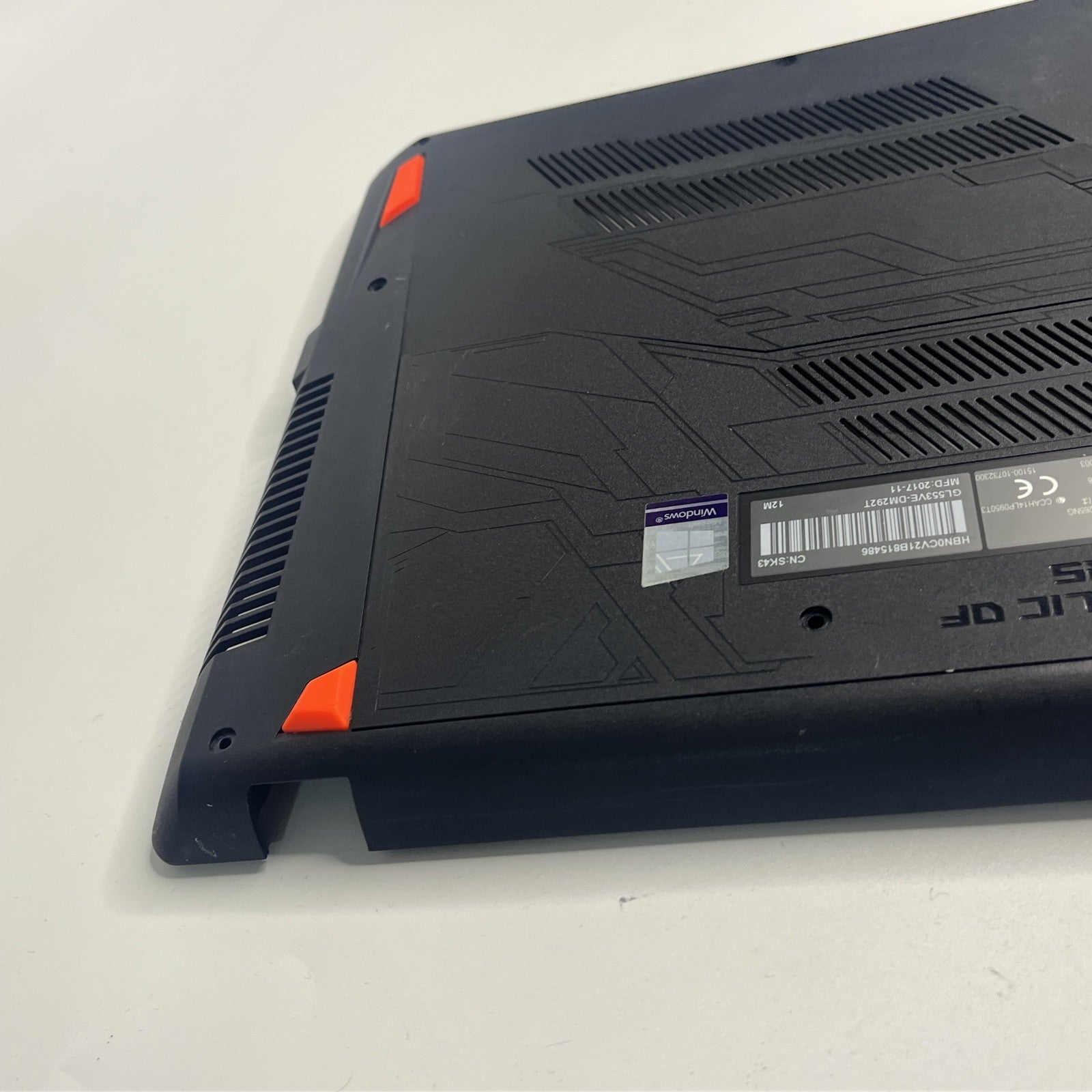 Asus ROG GL553V GL553VE GL553VD GL553VW Bottom case black 13N1-0BA0101